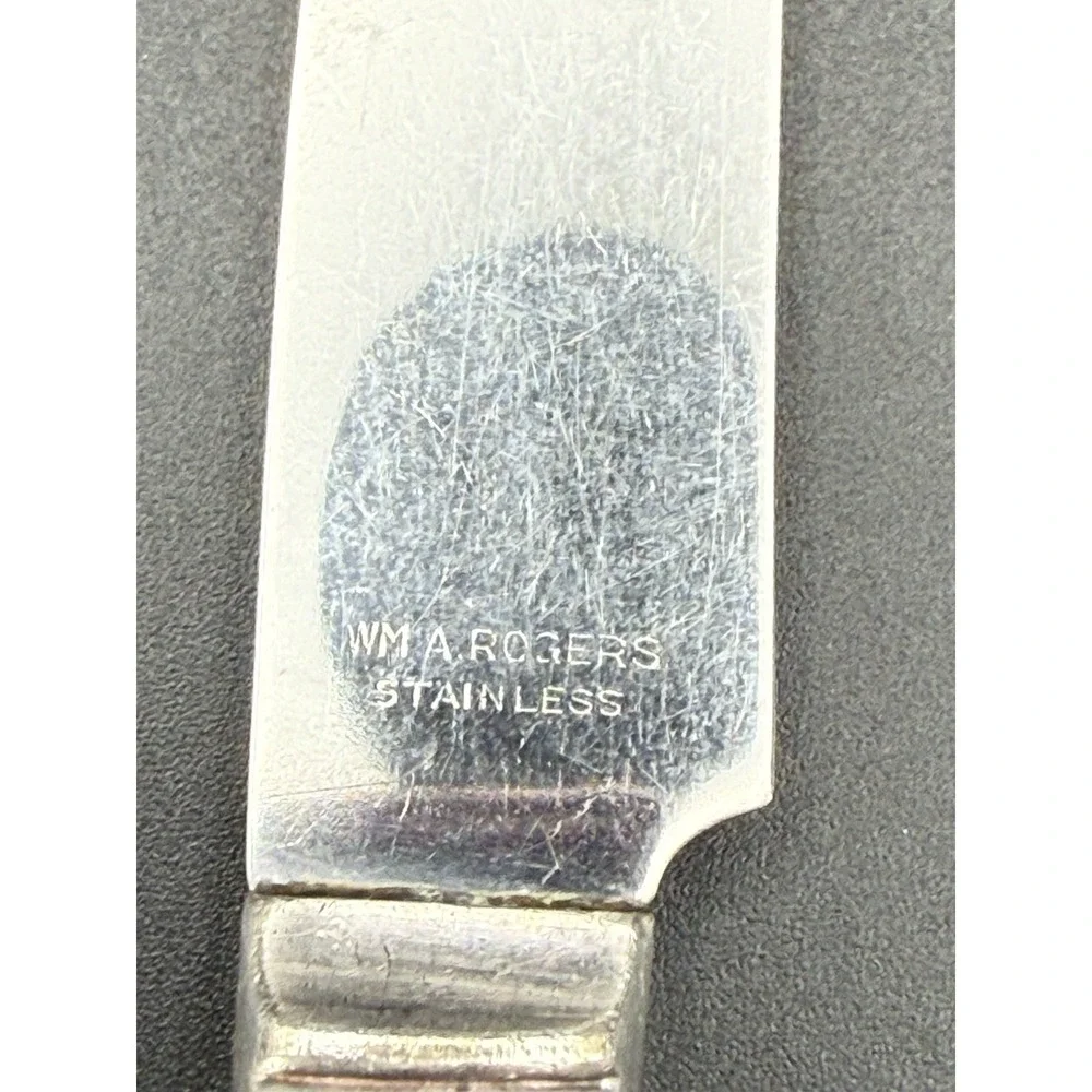 VTG Oneida WM. A. Rogers Croydon Mary Lee Silverplate Dinner Knife 1932 Set Of 5